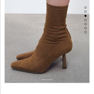 Zara heeled bootie